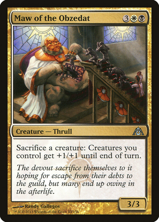 Maw of the Obzedat 83/156 (Dragon's Maze)  - Foil | Good Games Modbury