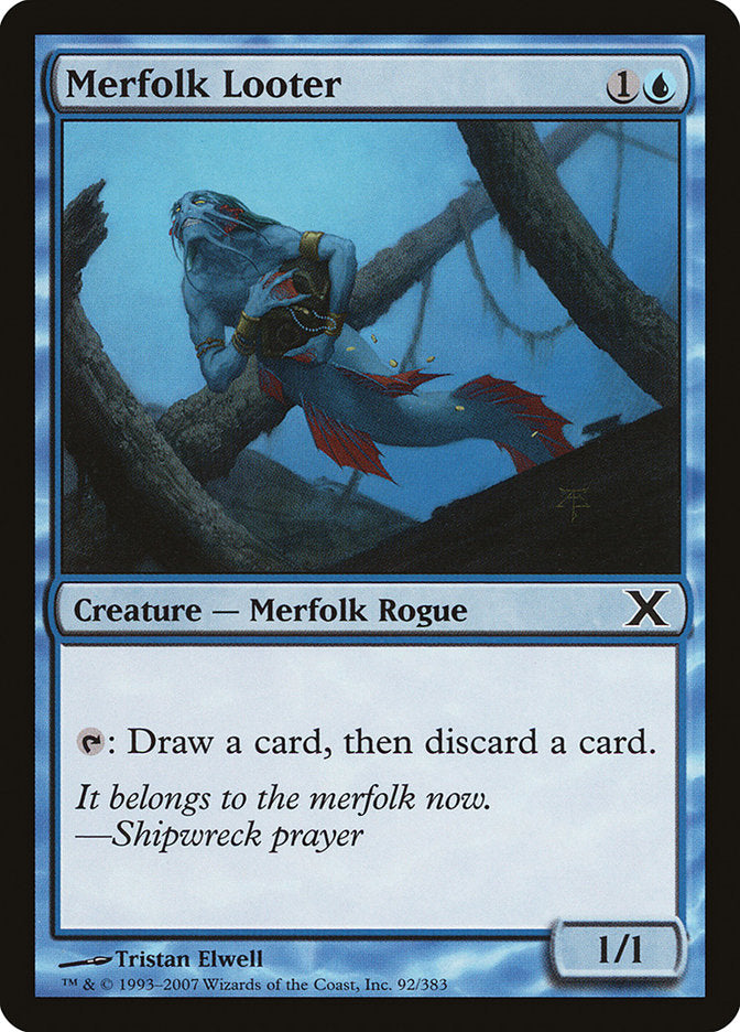 Merfolk Looter [Tenth Edition] | Good Games Modbury