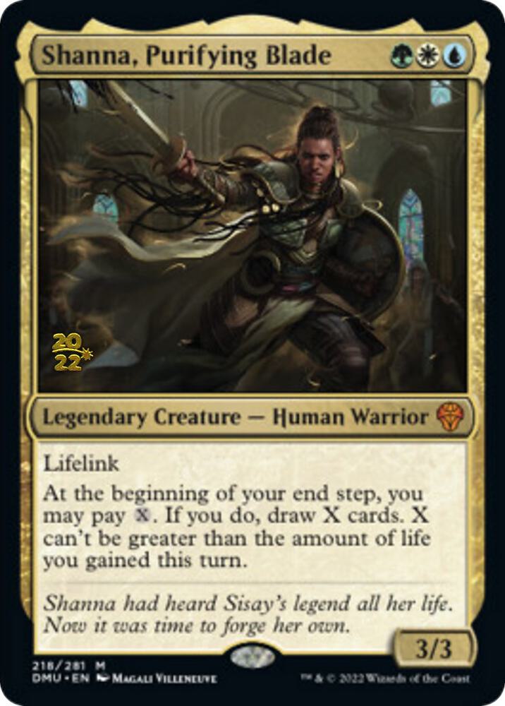 Shanna Purifying Blade 218s/161 (Prerelease Cards)  - Foil | Good Games Modbury