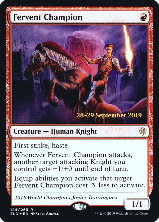 Fervent Champion 124s/152 (Prerelease Cards)  - Foil | Good Games Modbury