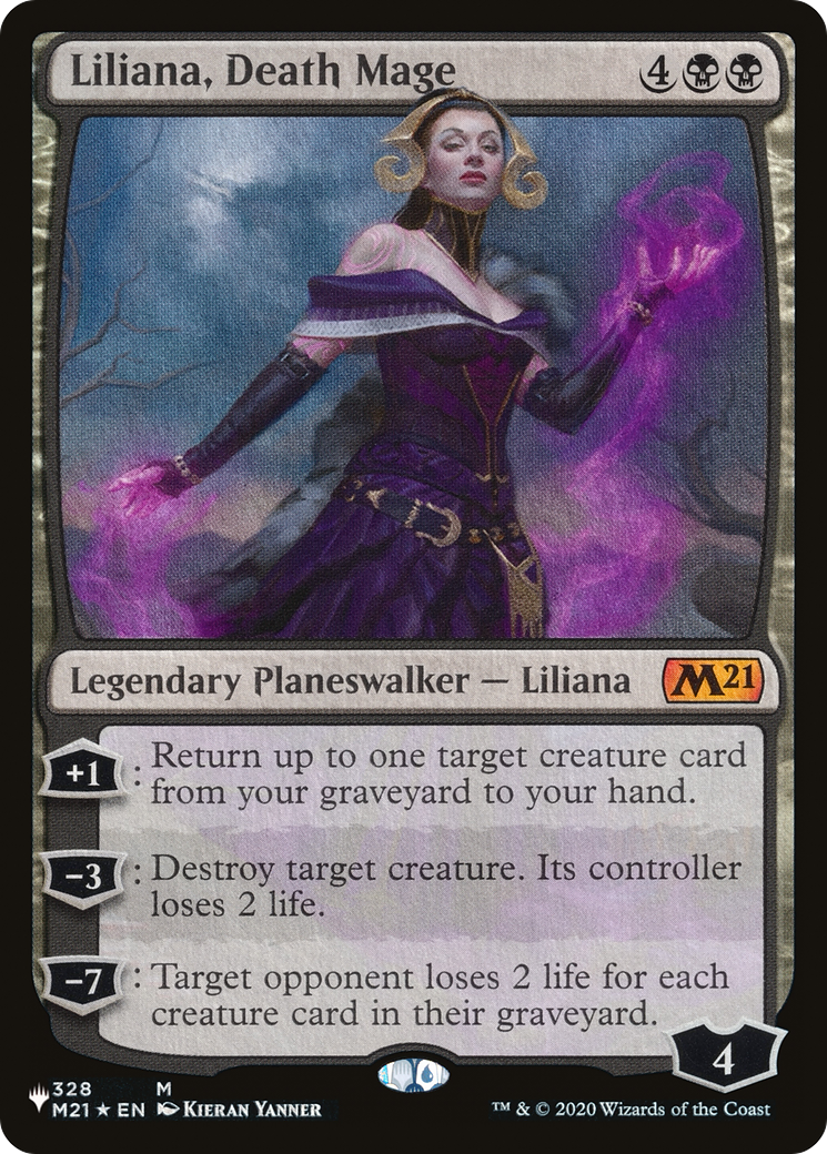 Liliana, Death Mage [The List Reprints] | Good Games Modbury