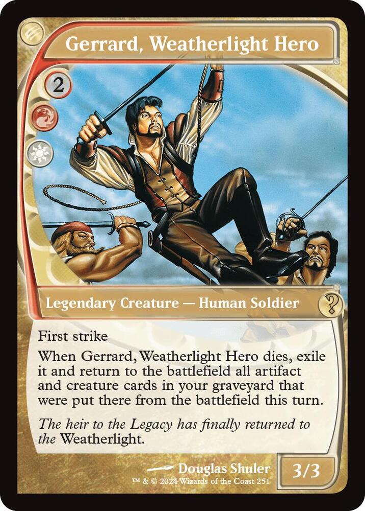 Gerrard, Weatherlight Hero 251/390 (Mystery Booster 2)  - Future Sight Foil | Good Games Modbury