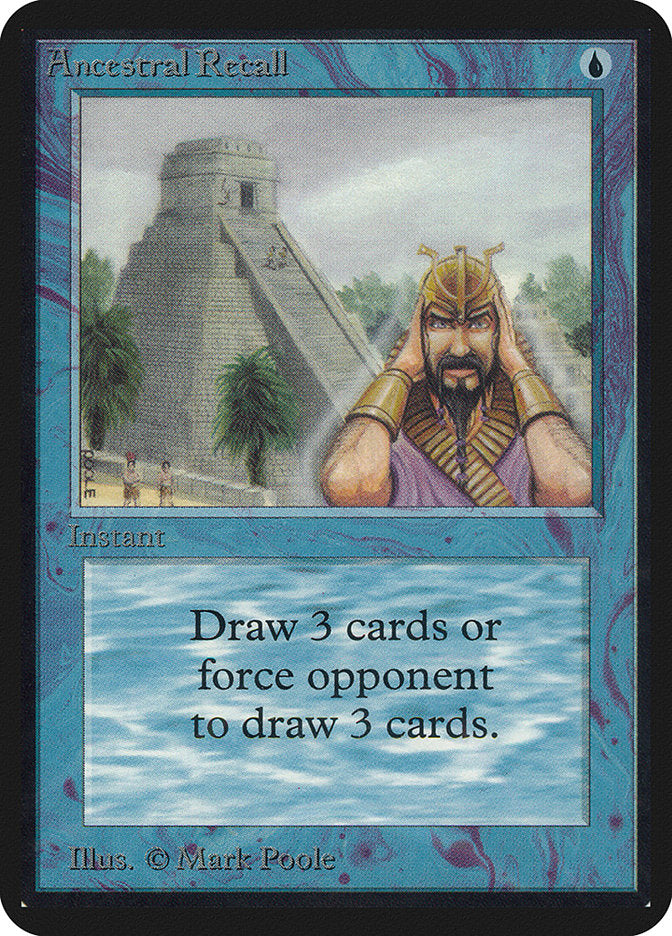 Ancestral Recall [Alpha Edition] | Good Games Modbury