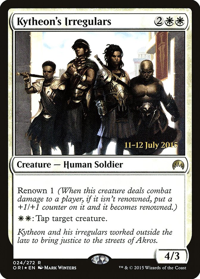 Kytheon's Irregulars [Magic Origins Prerelease Promos] | Good Games Modbury