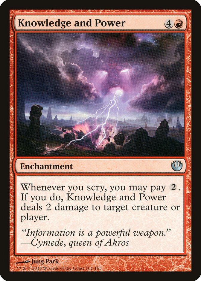 Knowledge and Power 101/165 (Journey Into Nyx)  | Good Games Modbury