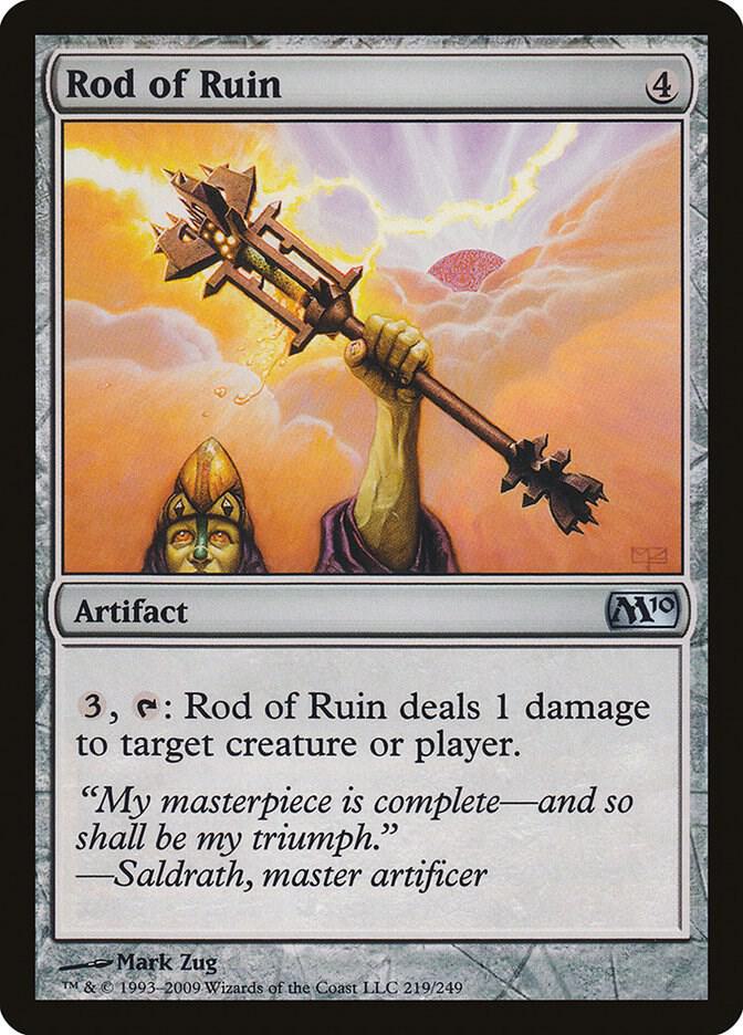 Rod of Ruin 219/249 (Magic 2010 (M10))  - Foil | Good Games Modbury