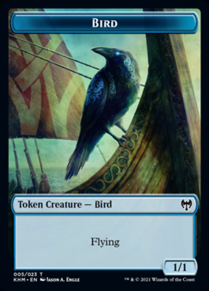 Bird Token [Kaldheim Tokens] | Good Games Modbury