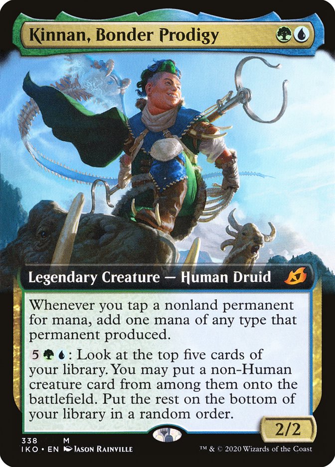 Kinnan, Bonder Prodigy (Extended Art) [Ikoria: Lair of Behemoths] | Good Games Modbury