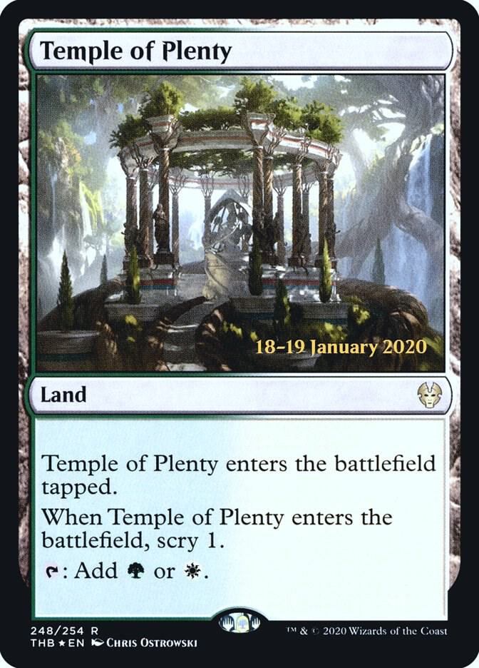 Temple of Plenty 248s/137 (Prerelease Cards)  - Foil | Good Games Modbury