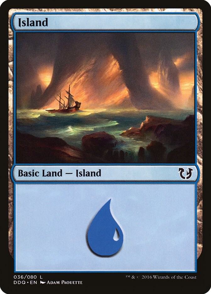 Island 036 36/80 (Duel Decks: Blessed vs. Cursed)  | Good Games Modbury