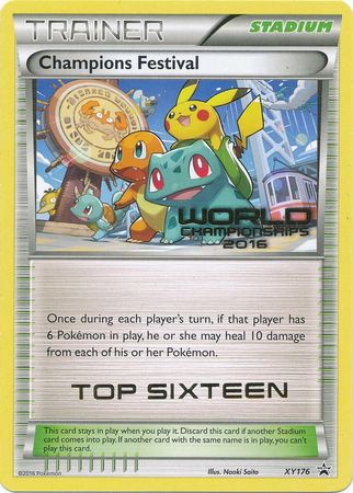 Champions Festival 2016 Top Sixteen (XY176) [XY: Black Star Promos] | Good Games Modbury