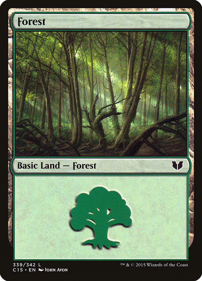 Forest (339) [Commander 2015] | Good Games Modbury