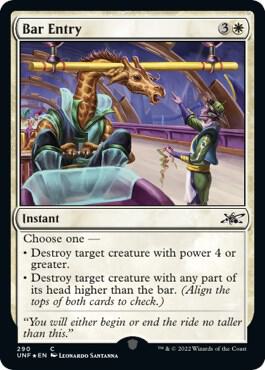 Bar Entry Galaxy Foil 290/244 (Unfinity)  - Foil | Good Games Modbury