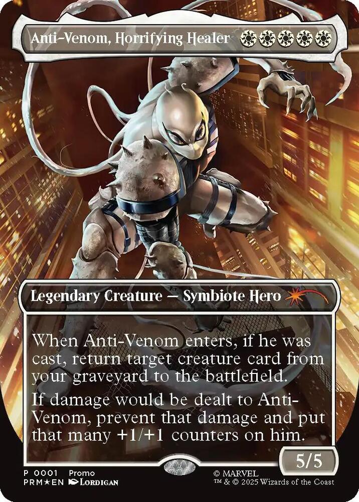 Anti-Venom, Horrifying Healer 1 (Media Promos)  - Borderless Foil | Good Games Modbury