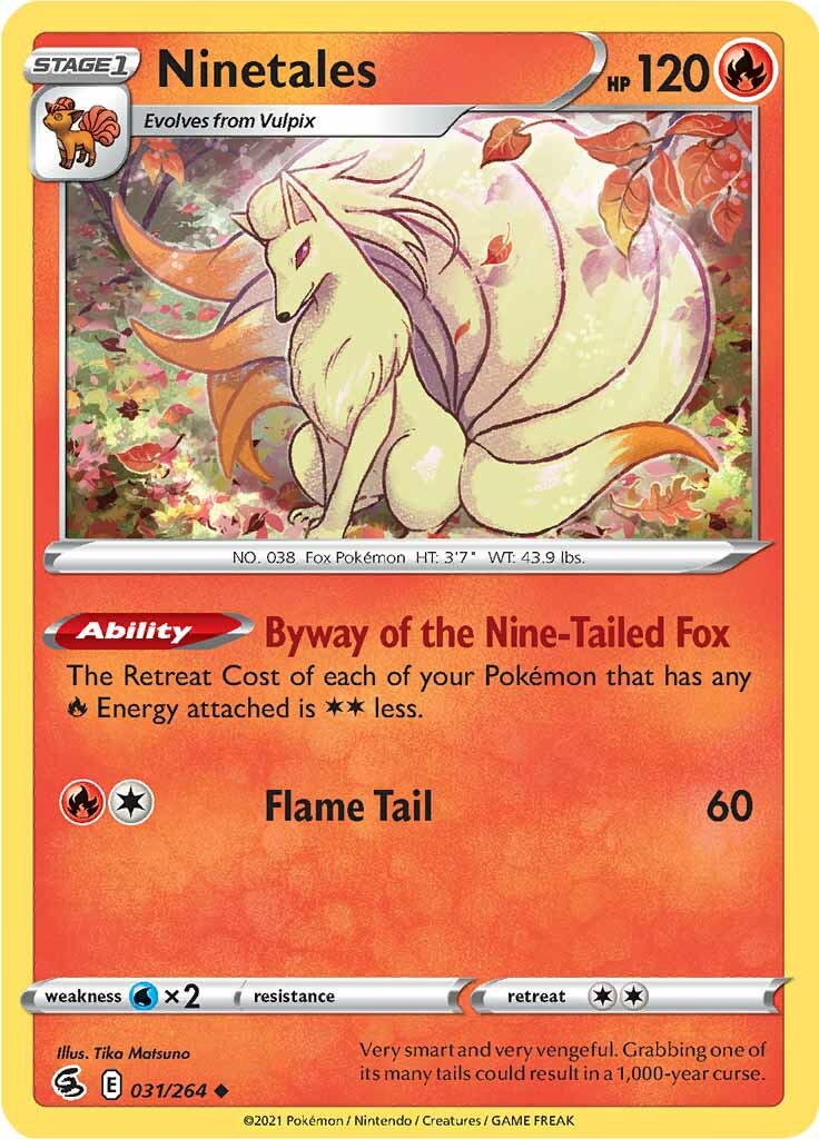 Ninetales (031/264) [Sword & Shield: Fusion Strike] | Good Games Modbury