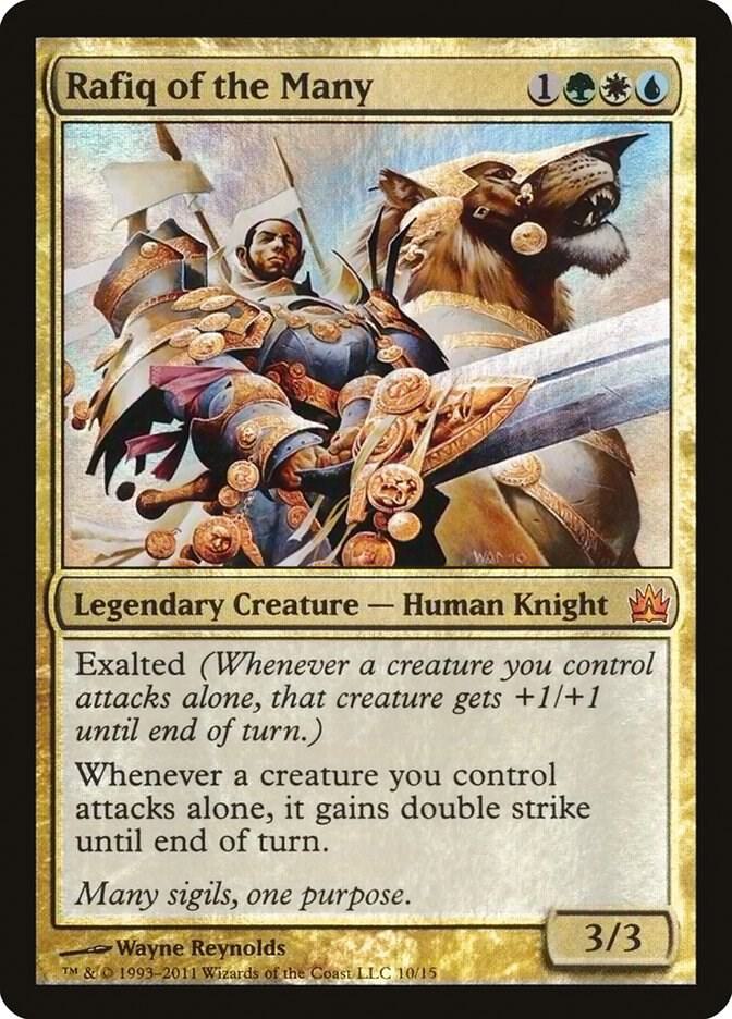 Rafiq of the Many 10/15 (From the Vault: Legends)  - Foil | Good Games Modbury