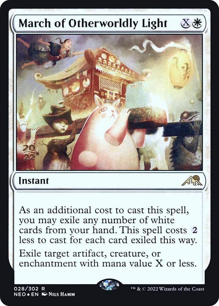 March of Otherworldly Light 28s/157 (Prerelease Cards)  - Foil | Good Games Modbury