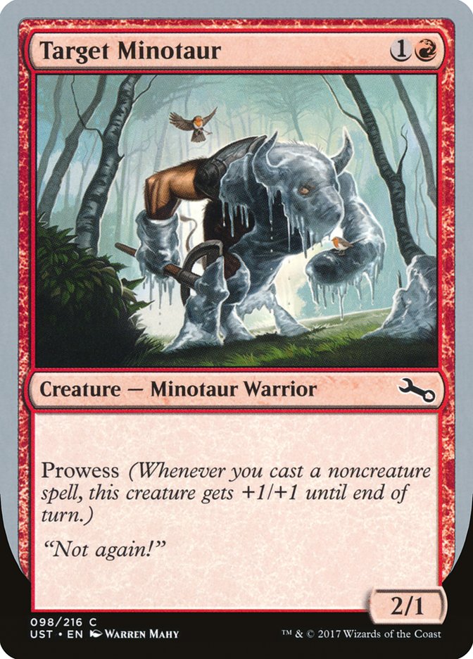 Target Minotaur (Ice Art) [Unstable] | Good Games Modbury