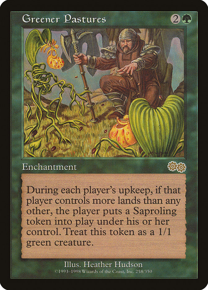 Greener Pastures 258/350 (Urza's Saga)  | Good Games Modbury