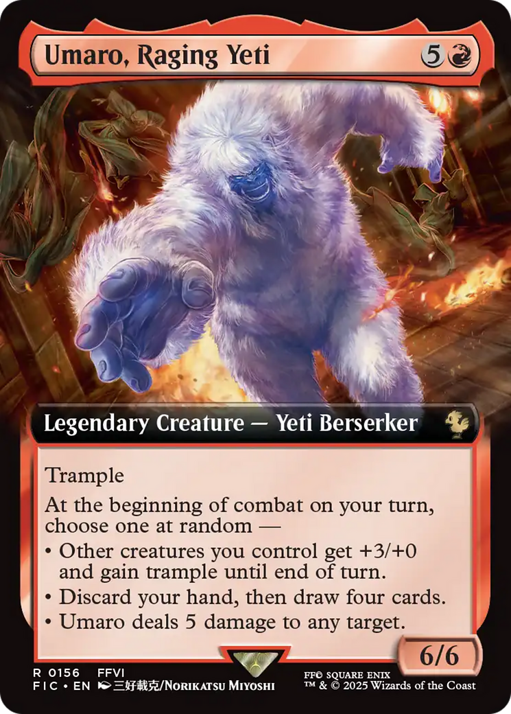 Umaro, Raging Yeti (Extended Art) [FINAL FANTASY Commander] | Good Games Modbury