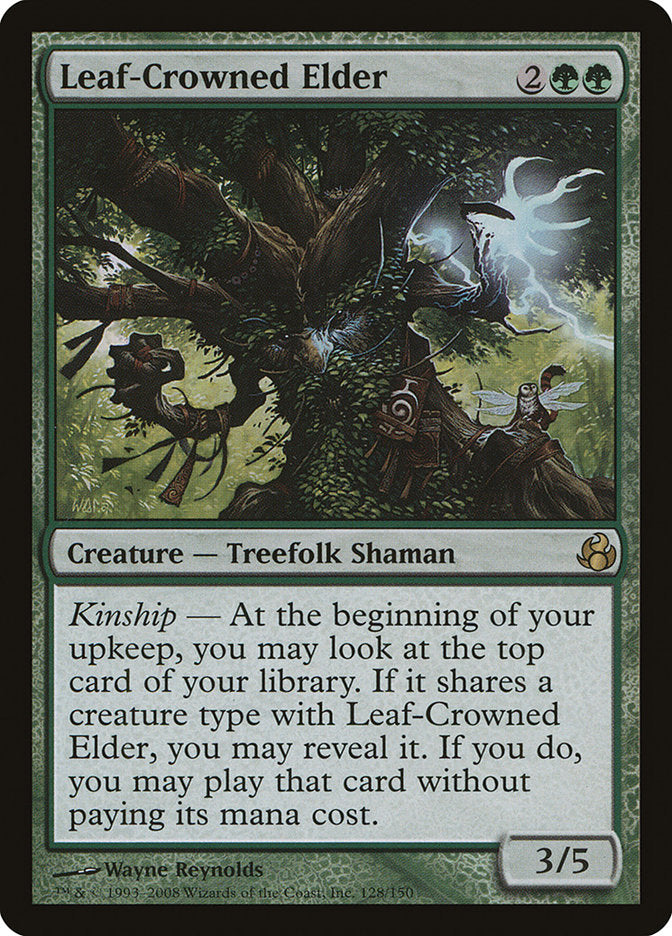 Leaf-Crowned Elder 128/150 (Morningtide)  - Foil | Good Games Modbury