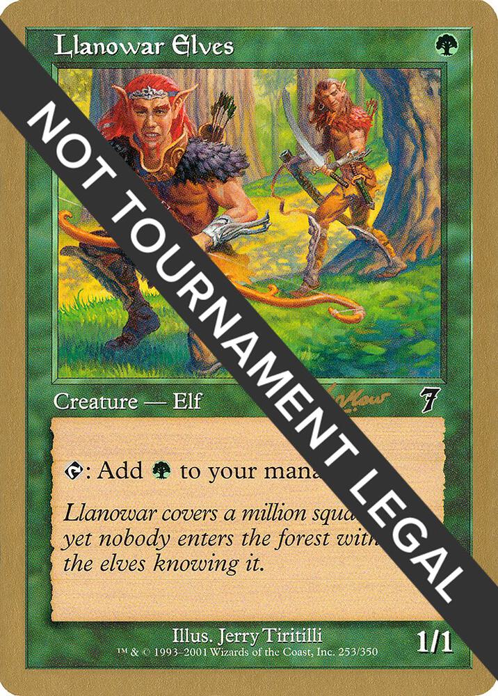 Llanowar Elves 2002 Sim Han How 7ED shh253/153 (World Championship Decks)  | Good Games Modbury