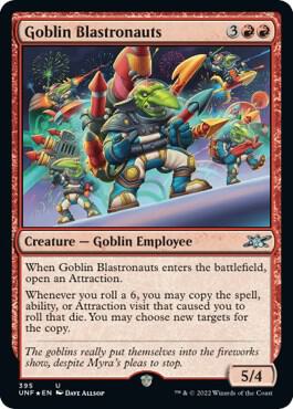 Goblin Blastronauts Galaxy Foil 395/244 (Unfinity)  - Foil | Good Games Modbury
