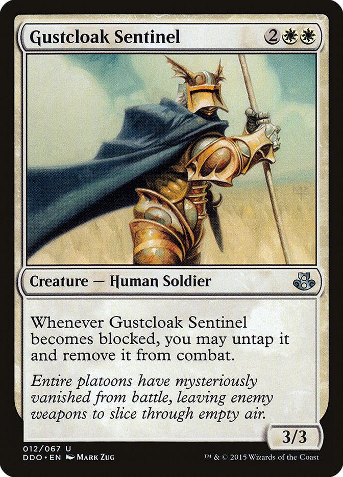 Gustcloak Sentinel 12/67 (Duel Decks: Elspeth vs. Kiora)  | Good Games Modbury