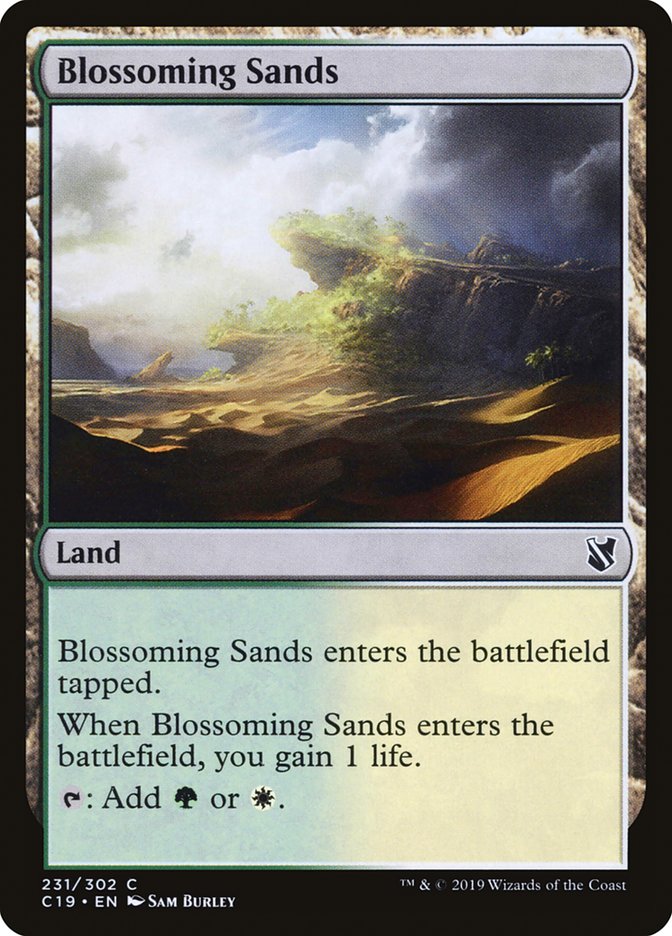 Blossoming Sands [Commander 2019] | Good Games Modbury