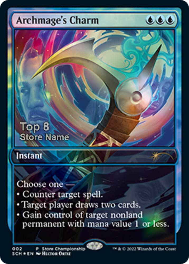 Archmages Charm Top 8 2 (Game Day & Store Championship Promos)  - Foil | Good Games Modbury