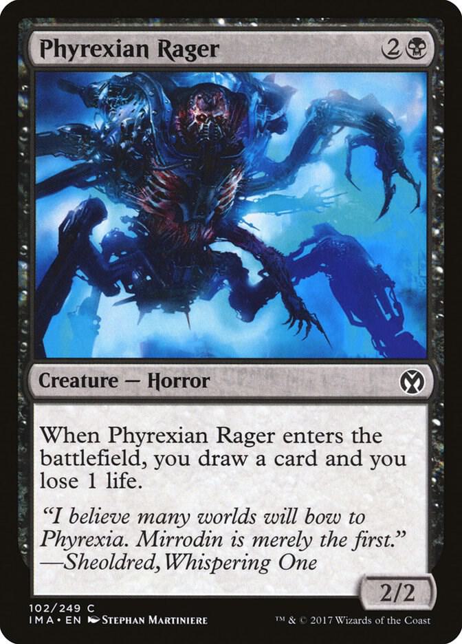 Phyrexian Rager 102/249 (Iconic Masters)  - Foil | Good Games Modbury