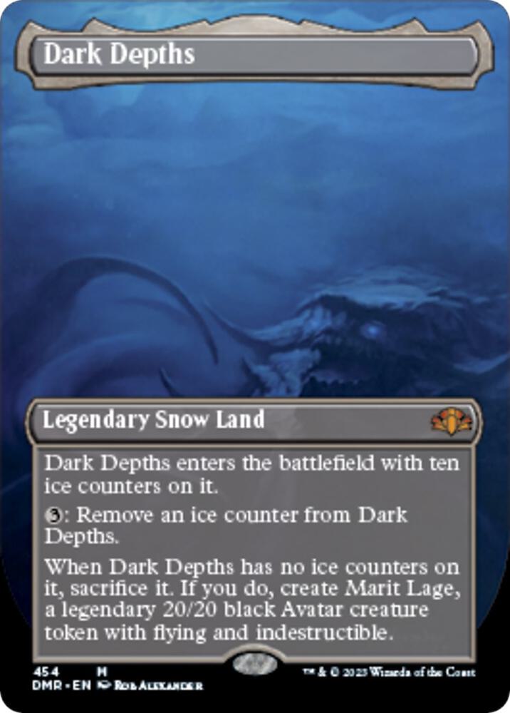 Dark Depths Borderless 454/261 (Dominaria Remastered)  | Good Games Modbury