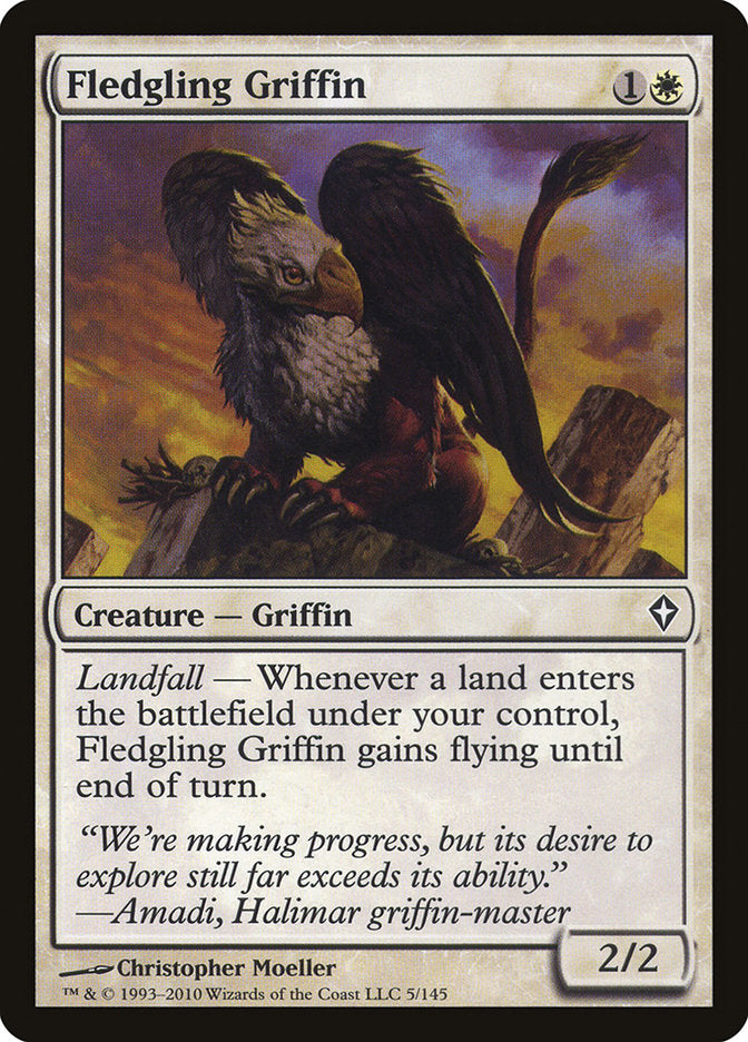 Fledgling Griffin 5/145 (Worldwake)  - Foil | Good Games Modbury