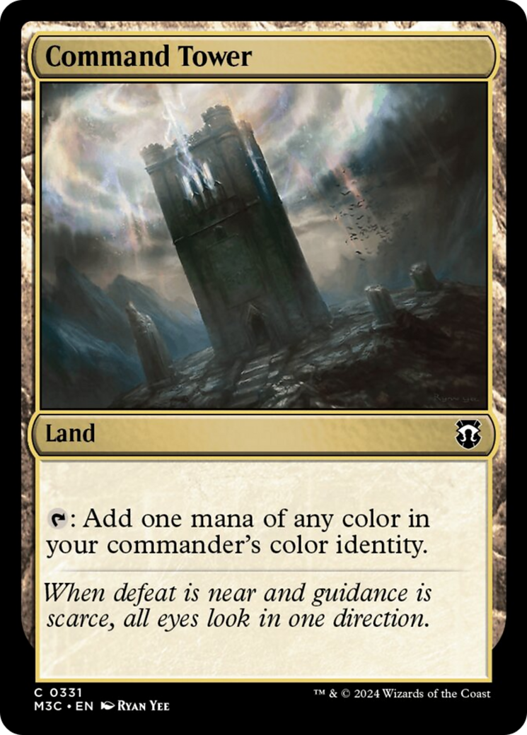 Command Tower (Ripple Foil) [Modern Horizons 3 Commander] | Good Games Modbury