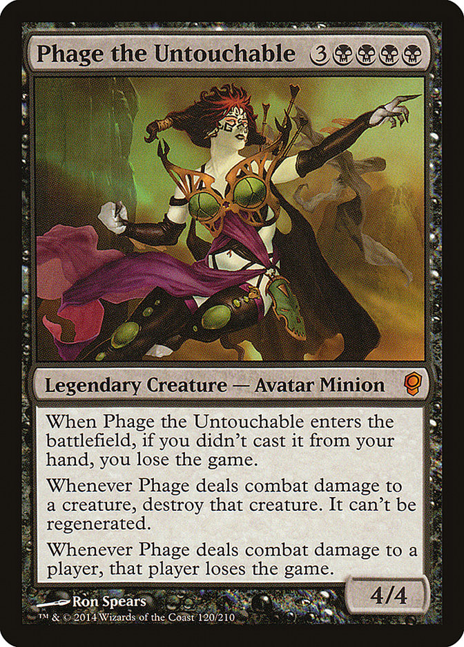 Phage the Untouchable 120/210 (Conspiracy)  - Foil | Good Games Modbury
