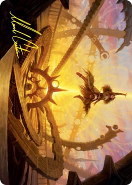 Katildas Rising Dawn Art Card Gold Stamped Signature 15 (Art Series: Innistrad: Crimson Vow)  | Good Games Modbury