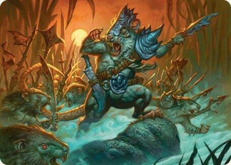Persistent Marshstalker Art Card 14 (Art Series: Bloomburrow)  | Good Games Modbury