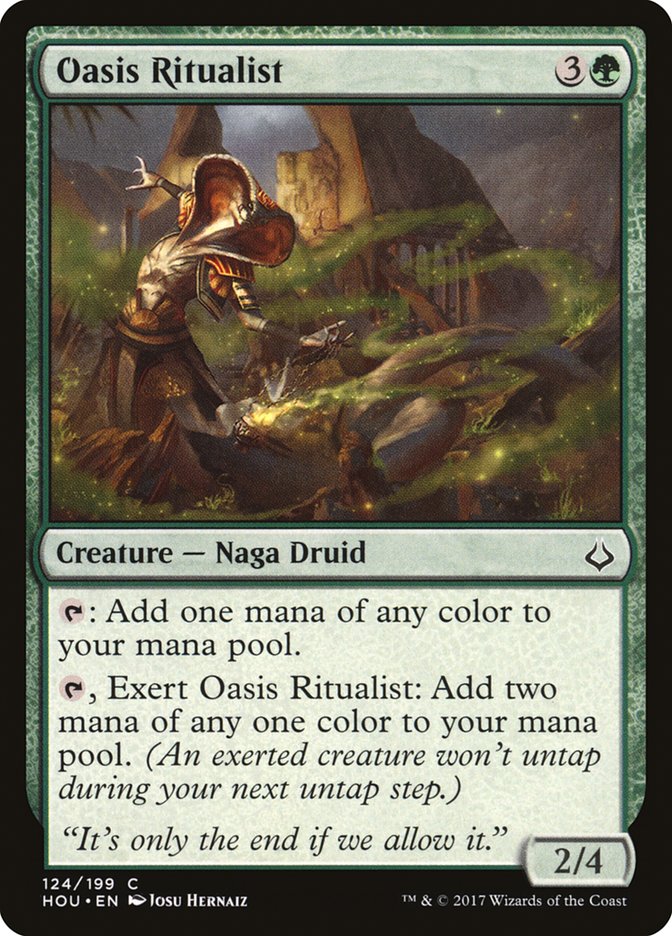 Oasis Ritualist 124/199 (Hour of Devastation)  - Foil | Good Games Modbury