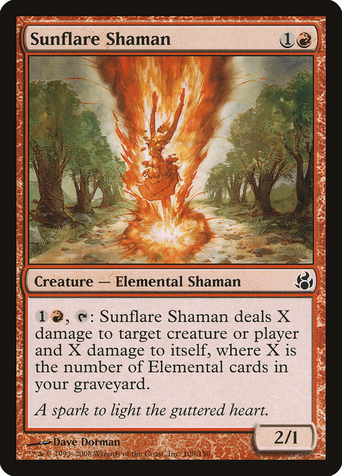 Sunflare Shaman 108/150 (Morningtide)  - Foil | Good Games Modbury