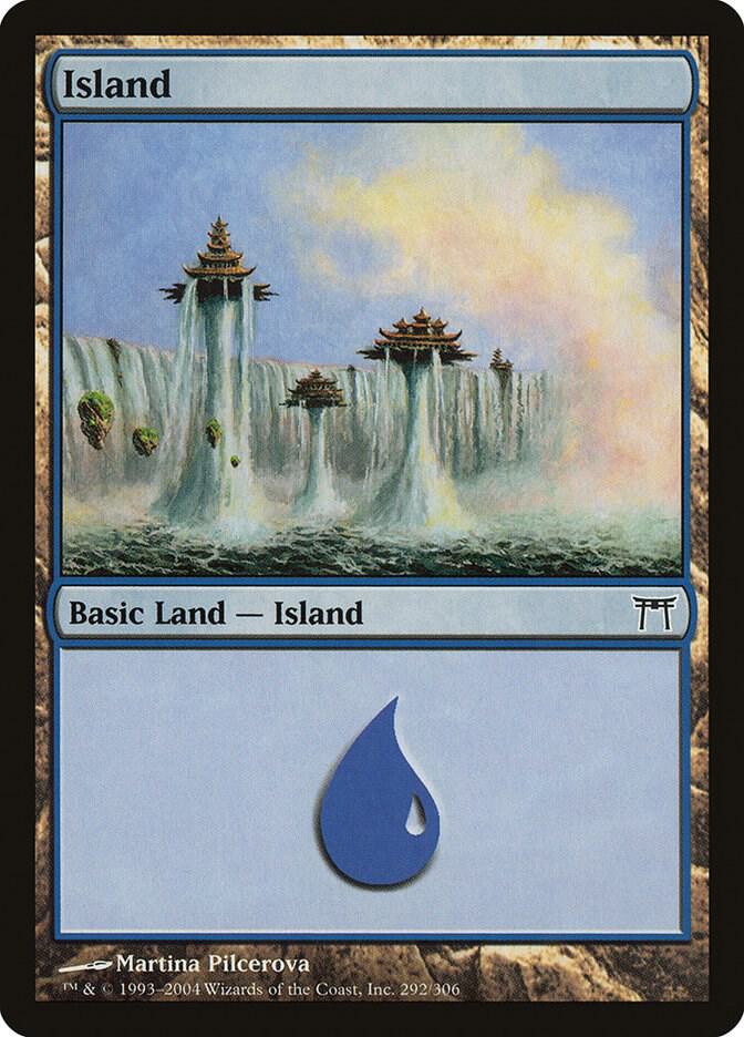 Island 292/306 (Champions of Kamigawa)  - Foil | Good Games Modbury