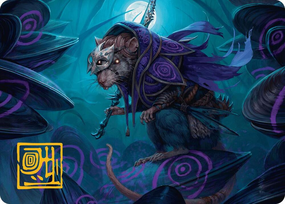 Nightwhorl Hermit Art Card Gold Stamped Signature 10 (Art Series: Bloomburrow)  | Good Games Modbury