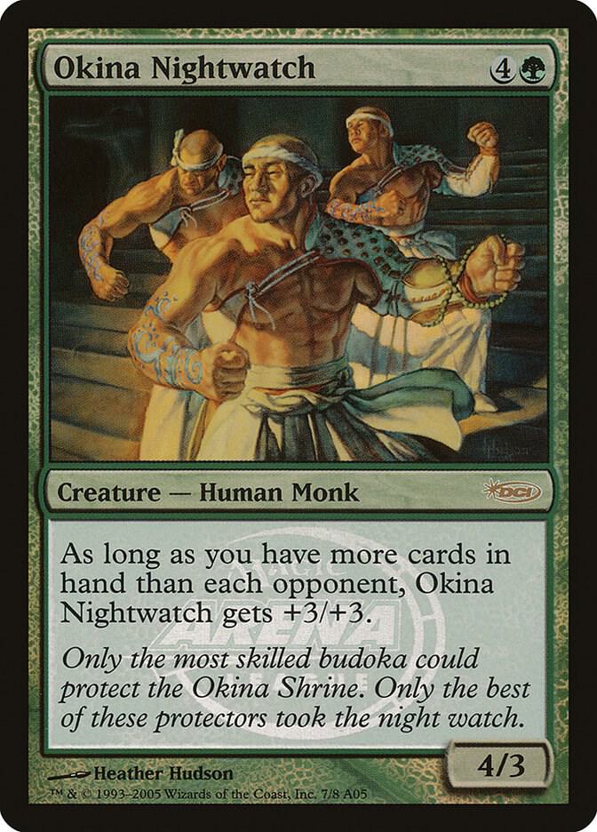 Okina Nightwatch 7/8 (Arena Promos)  - Foil | Good Games Modbury
