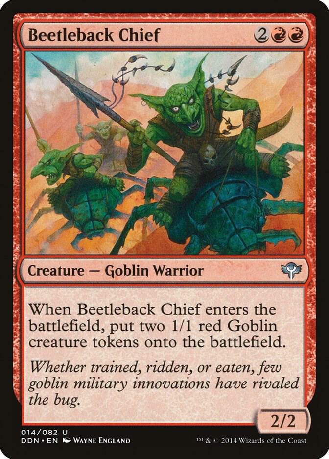 Beetleback Chief 14/82 (Duel Decks: Speed vs. Cunning)  | Good Games Modbury