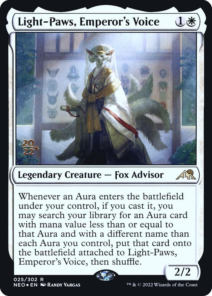 Light Paws Emperors Voice 25s/157 (Prerelease Cards)  - Foil | Good Games Modbury