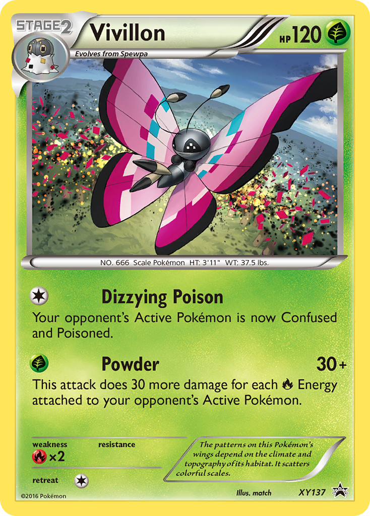 Vivillon (XY137) [XY: Black Star Promos] | Good Games Modbury