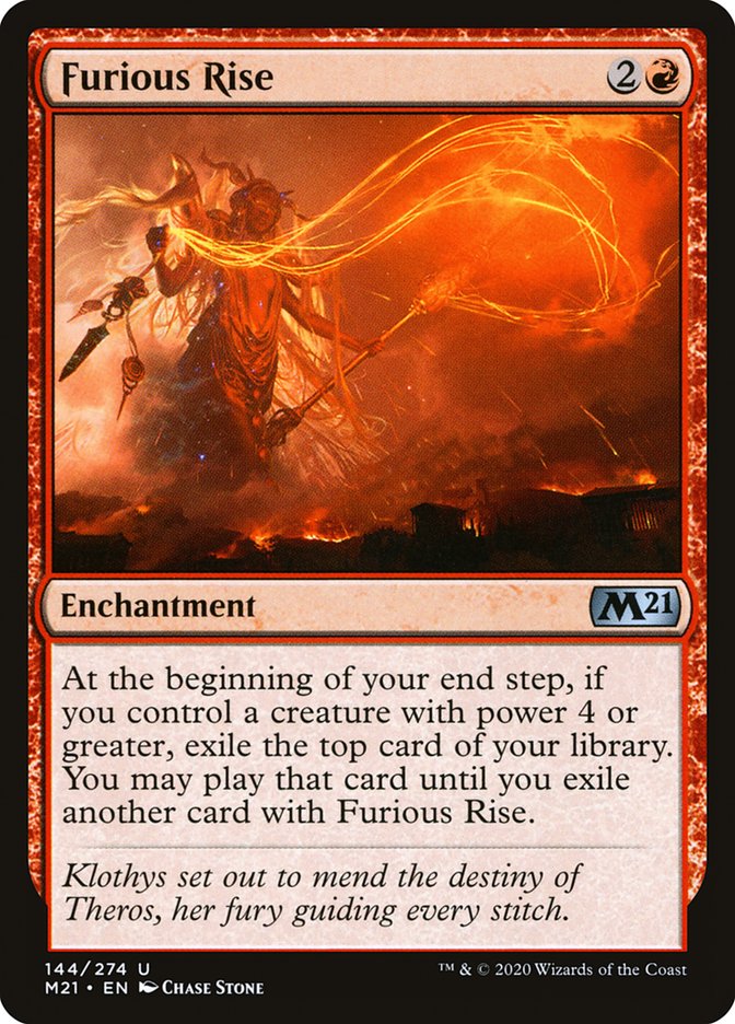 Furious Rise [Core Set 2021] | Good Games Modbury