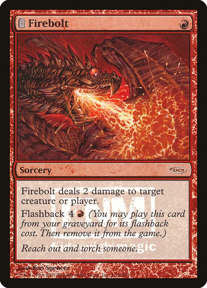 Firebolt 1/12 (FNM Promos)  - Foil | Good Games Modbury