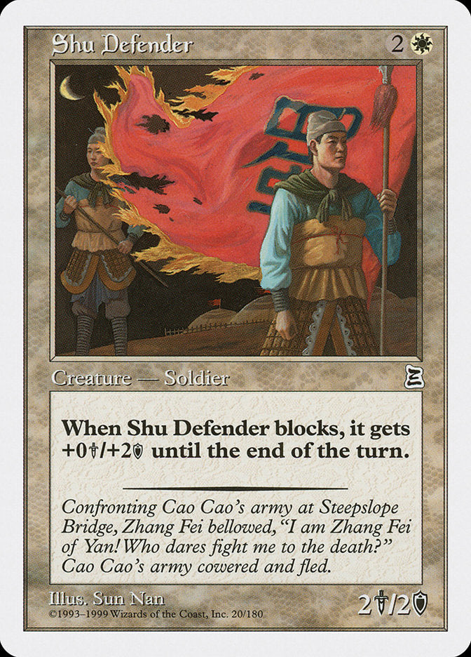 Shu Defender 20/180 (Portal Three Kingdoms)  | Good Games Modbury