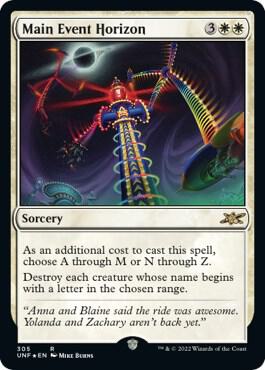 Main Event Horizon Galaxy Foil 305/244 (Unfinity)  - Foil | Good Games Modbury