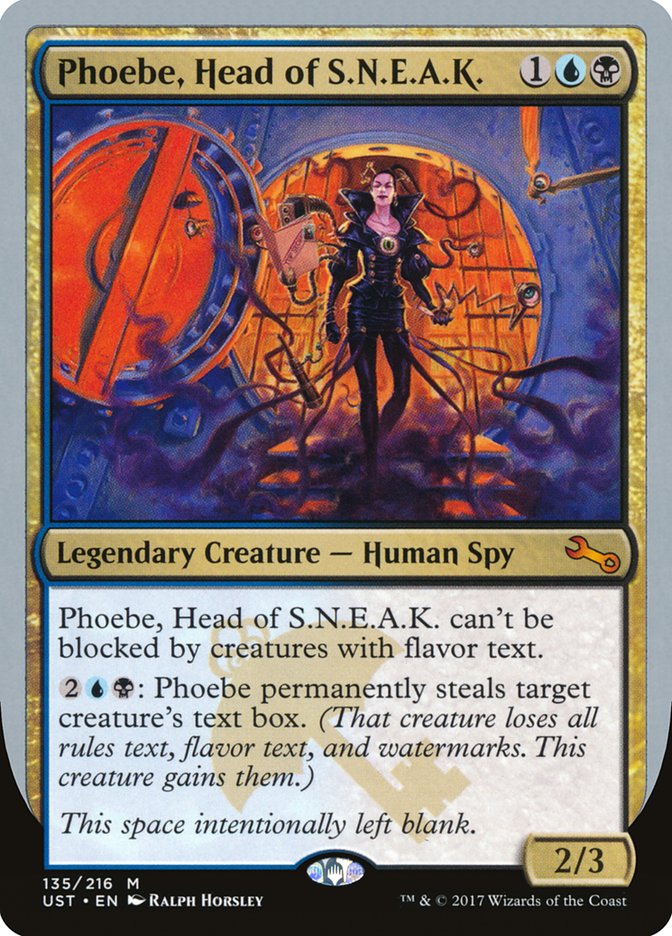 Phoebe, Head of S.N.E.A.K. 135/216 (Unstable)  - Foil | Good Games Modbury